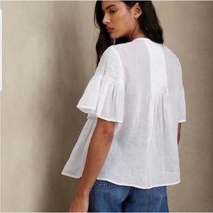 ✨ NWT Banana Republic Ramie Pintuck Blouse ✨